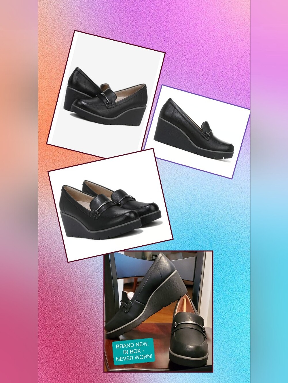 NWT Soul Naturalizer Achieve Wedge Loafer 9.5W